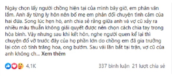 Chồng say nắng người cũ còn tuyên bố vợ cô đơn giản người đến sau, cô bất bình đưa ra màn đáp trả cực gắt khiến anh tê tái cõi lòng-1