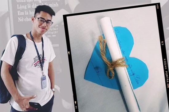 Suy sụp vì mắc ung thư máu, chàng trai 22 tuổi được vực dậy nhờ lá thư của cháu gái: Dòng chữ lem nhem khiến ta phải bật cười