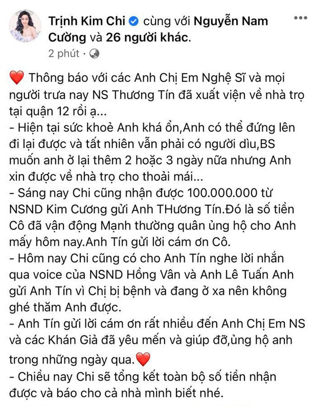 NS Thương Tín đã xuất viện sau 3 ngày đột quỵ, hình ảnh căn phòng trọ vỏn vẹn 20m2 tá túc cùng vợ gây xót xa-1