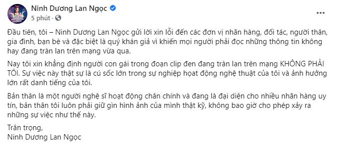 Ninh Dương Lan Ngọc chính thức lên tiếng trước nghi vấn bị phát tán clip nóng-3