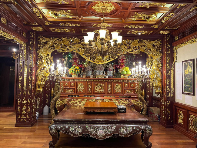 Từng vay nợ, ở lán tạm bợ, đại gia sắt vụn giờ sống trong biệt thự 300 tỷ giữa Hà Nội, nội thất nhìn mà choáng váng-10