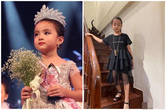 Bất ngờ với ngoại hình hiện tại của Hoa hậu nhí Việt Nam, nhìn đôi chân mà ngưỡng mộ cách nuôi dưỡng của mẹ