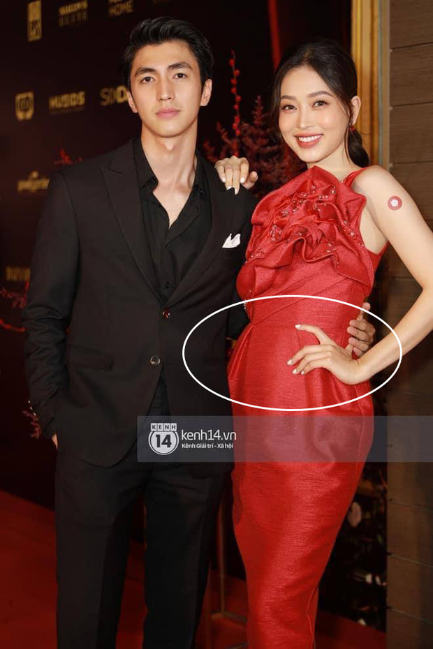 Phương Nga bất ngờ lộ vòng 2 lớn tại sự kiện, netizen rộ nghi vấn mang thai với Bình An-1