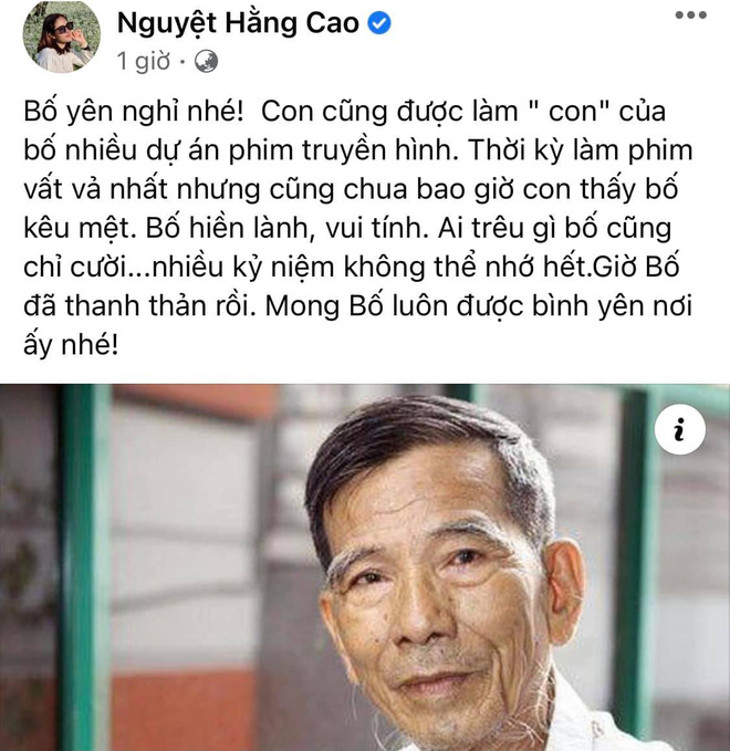 Sao Việt xót thương khi hay tin NSND Trần Hạnh qua đời-4