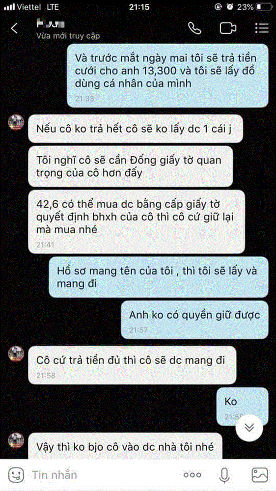 Vụ chồng bắt vợ trả tiền ăn, tiền khám sản mới cho ly hôn: Người chồng có thể bị truy cứu hình sự-2