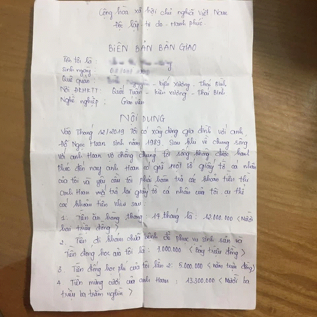 Vụ chồng bắt vợ trả tiền ăn, tiền khám sản mới cho ly hôn: Người chồng có thể bị truy cứu hình sự-3