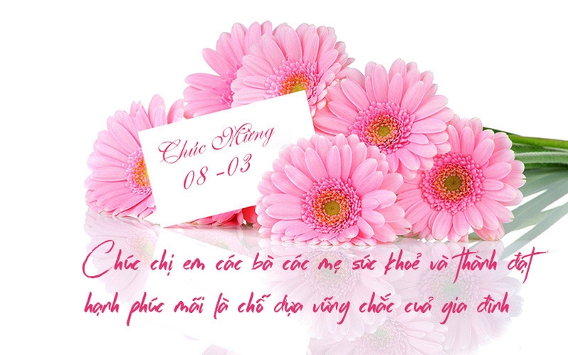 Gợi ý những lời chúc tuyệt vời làm lay động trái tim phái đẹp ngày 8/3-1
