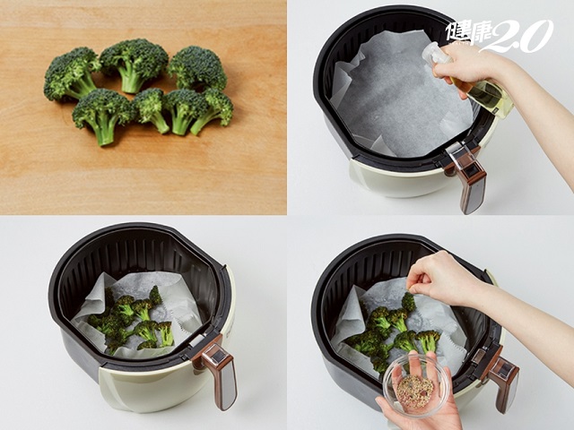 Dùng nồi chiên không dầu chế biến 3 món rau củ ngon tuyệt chỉ trong một nốt nhạc-3