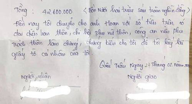 Vụ vợ bị chồng đòi 42 triệu tiền ăn và tiền khám sản trước khi ly hôn: Chính quyền địa phương lên tiếng-3