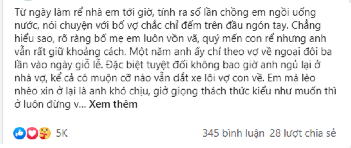 Vừa nghe tin mẹ vợ ốm, chồng đã lắc đầu bảo lại vòi tiền” nhưng ngay lập tức anh phải á khẩu” trước màn đáp trả của vợ-1