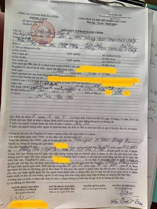Clip dừng ô tô trên cầu Trần Thị Lý để tỏ tình lãng mạng với vợ gây sốt MXH, nam thanh niên bị phạt hành chính-2