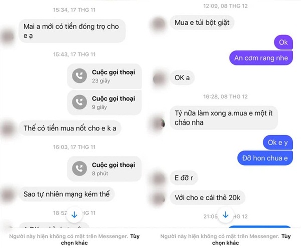 Màn bóc phốt thu hút 43 nghìn like: Em gái chàng trai tung hàng loạt tin nhắn vạch mặt chị dâu hụt” đào mỏ đến từng gói bột giặt, cái bánh mì và cả tiền phòng trọ-4