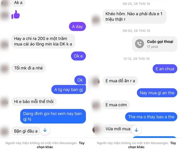 Màn bóc phốt thu hút 43 nghìn like: Em gái chàng trai tung hàng loạt tin nhắn vạch mặt chị dâu hụt” đào mỏ đến từng gói bột giặt, cái bánh mì và cả tiền phòng trọ-5