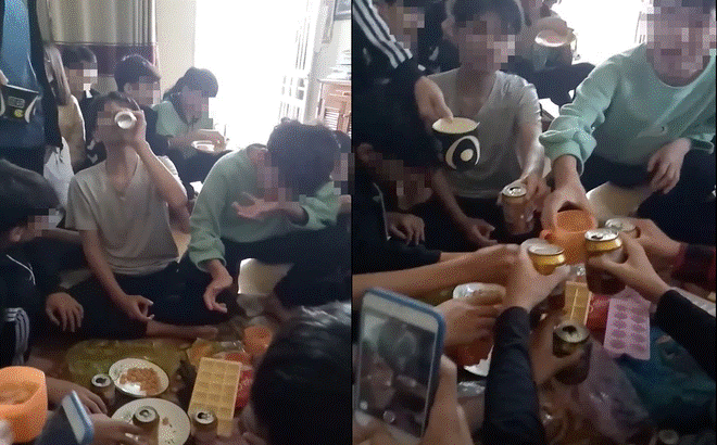 Cô giáo uống bia cùng nhóm học sinh lớp 9 từng bị xử phạt vì đăng tin xúc phạm danh dự người khác-1