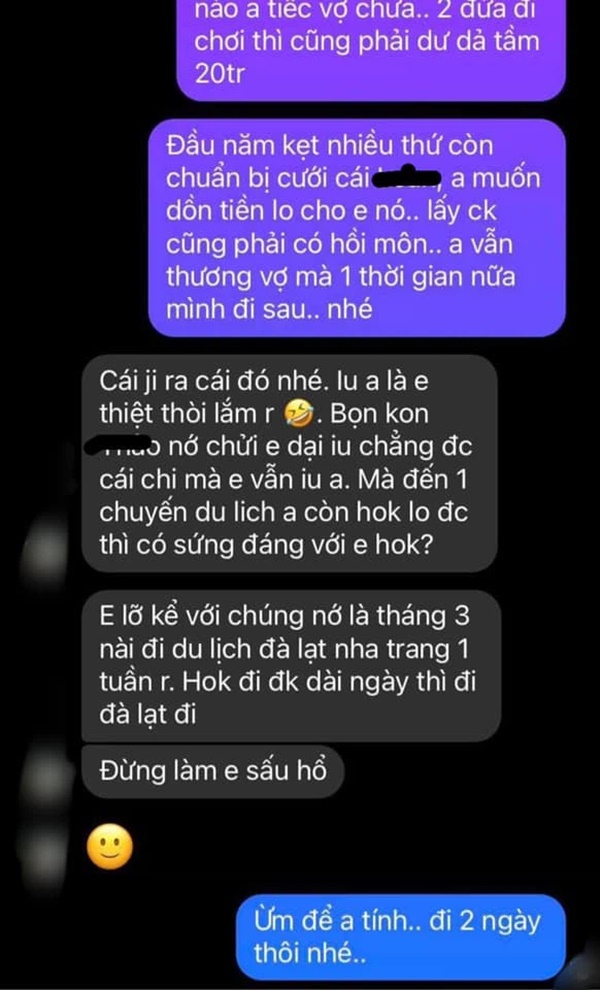 Kinh tế khó khăn nhưng cô gái vẫn đòi người yêu cho đi du lịch 1 tuần vì sợ xấu hổ với bạn, đọc dòng tin nhắn đòi hỏi Yêu anh em thiệt thòi lắm” mà nhiều người bức xúc-2