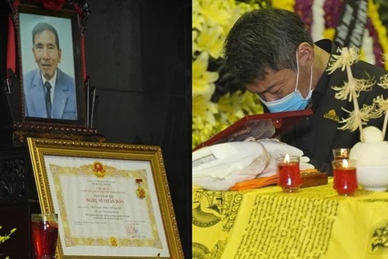 Tang lễ NSND Trần Hạnh và những khoảnh khắc khiến công chúng nghẹn lời