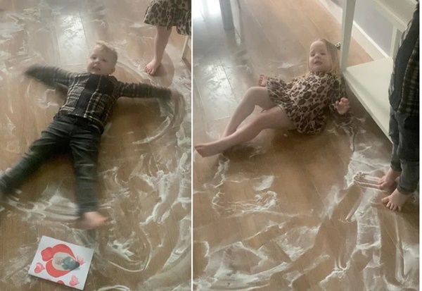 Vừa dọn nhà sạch như lau như li, mẹ quay đi vài phút đã chết sững khi chứng kiến hiện trường tan hoang cặp sinh đôi bày ra-1