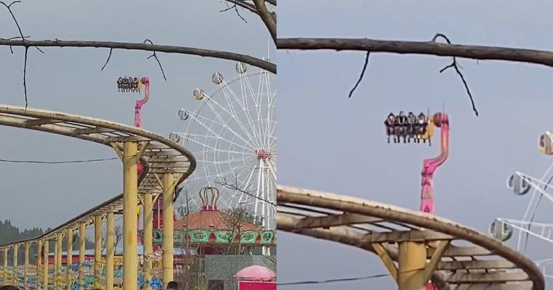 Thực hư thông tin du khách mắc kẹt khi chơi trò chơi giải trí trên không vẫn thản nhiên ngắm cảnh?-4