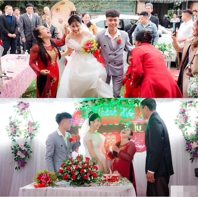 Ngày con trai lấy vợ, biểu cảm của mẹ chiếm trọn sự chú ý: Cười sung sướng từ lúc đón dâu về tới khi trao quà-1