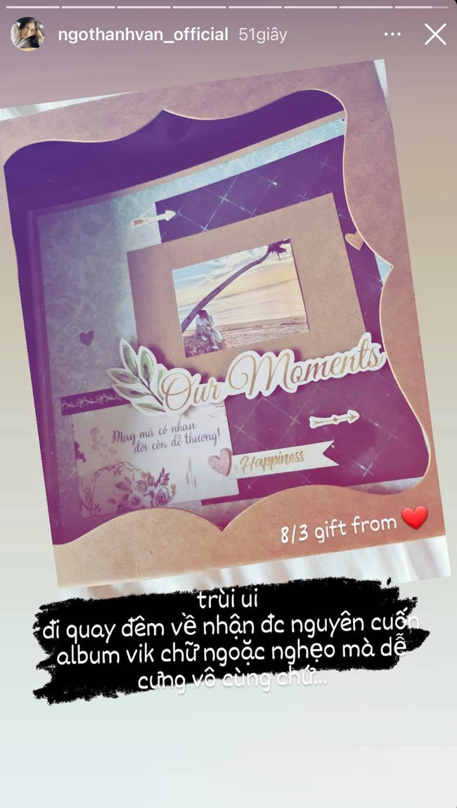 Ngô Thanh Vân nhận được quà 8/3 từ tình trẻ, đáng chú ý khoảnh khắc cặp đôi tình tứ trên biển-1