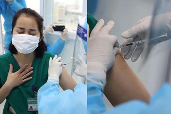 Nữ bác sĩ đầu tiên ở TP.HCM được tiêm vaccine Covid-19-1