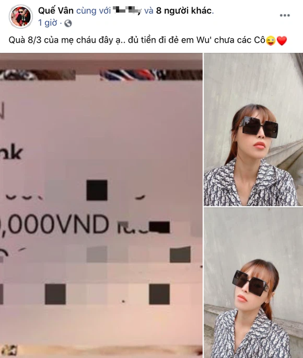 Chào buổi sáng 8/3, Quế Vân được bạn trai doanh nhân chuyển nóng ngay 2 tỷ đồng làm quà!-2