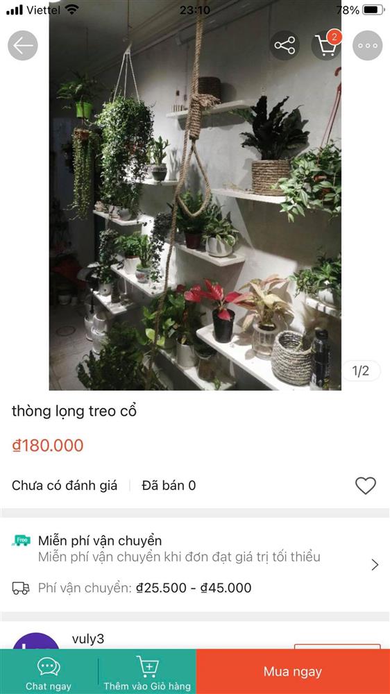 Ngỡ ngàng với màn rao bán thòng lọng treo cổ với mô tả giúp bạn thanh thản hơn, tuy nhiên không ai thèm mua!-1