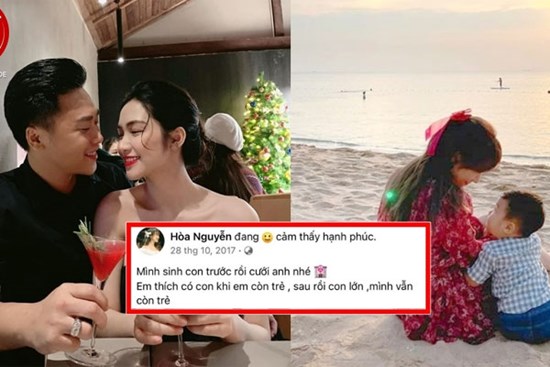 Hòa Minzy từng tiên tri sẽ sinh con rồi mới cưới vào 4 năm trước