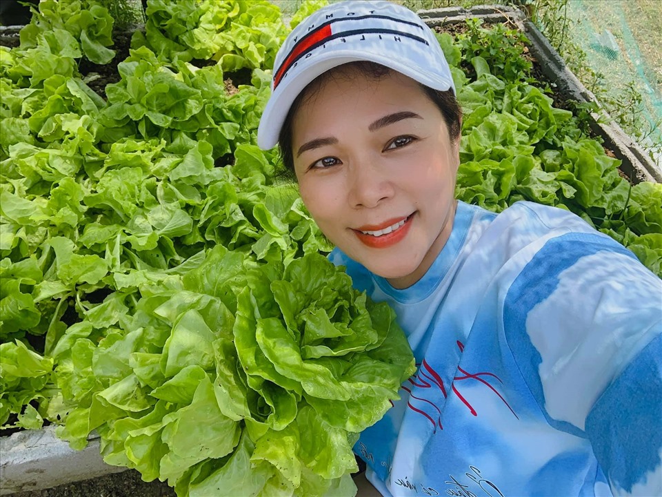 Khu vườn rộng, ngập tràn rau củ quả, có cả giống ngoại nhập của ca sĩ Mỹ Lệ-1