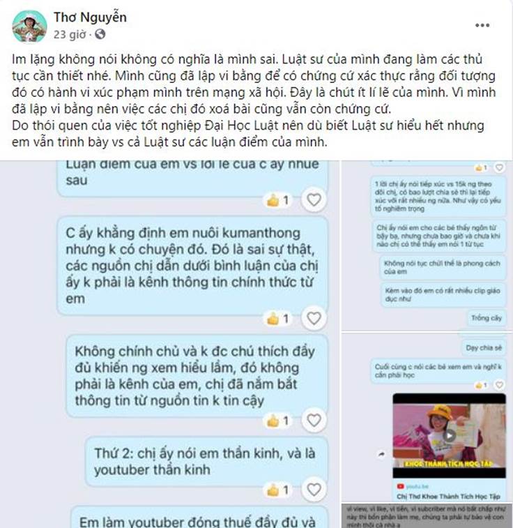 Thơ Nguyễn tuyên bố khởi kiện khi bị chỉ trích làm clip cho búp bê uống coca xin vía học giỏi cho các bạn nhỏ-1