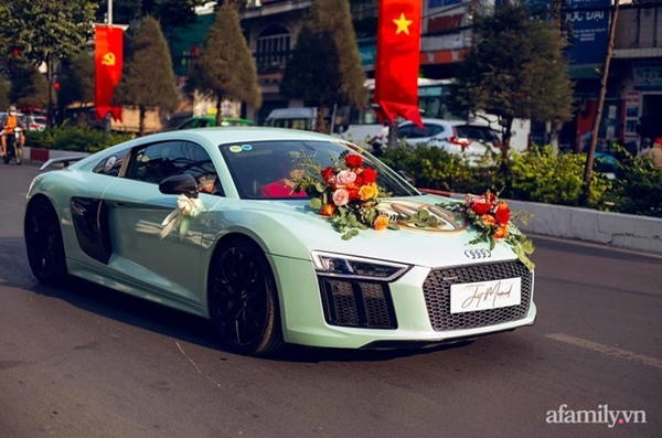 Cô dâu xinh như hoa hậu với dàn xe rước dâu trị giá 50 tỷ: Vợ thích ăn lẩu, chồng mở cả chuỗi nhà hàng, mẹ chồng luôn khen con dâu vì một điều đặc biệt!-2