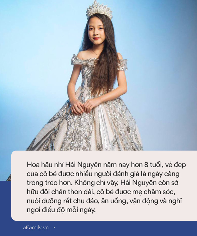 Hoa hậu nhí Việt Nam hơn 8 tuổi đã sở hữu đôi chân thon dài, mẹ tiết lộ món thức uống không thể thiếu của bé mỗi ngày để tăng chiều cao-5