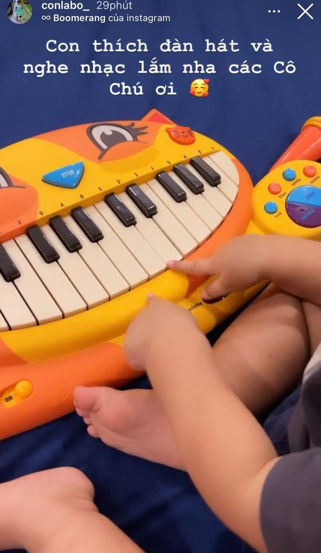 Hòa Minzy tiết lộ con trai hơn 1 tuổi có sở thích giống hệt ái nữ nhà Đông Nhi - Ông Cao Thắng-1