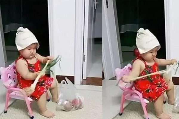 Mẹ ốm dặn con gái 3t tự chơi rồi nằm nghỉ, vừa tỉnh dậy đã lập tức bật khóc vì cảnh tượng trước mắt-1