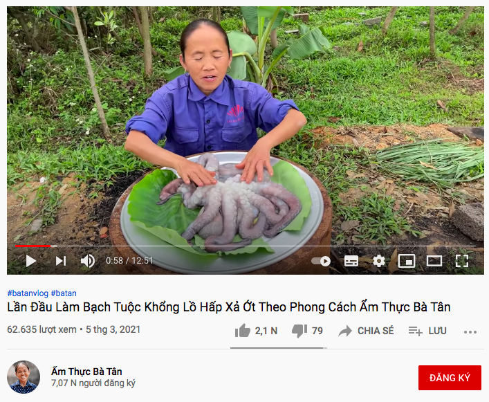 Bà Tân Vlog lại mở kênh mới, vừa nhìn qua dân mạng đã nghĩ ngay đến Ẩm Thực Mẹ Làm!-2