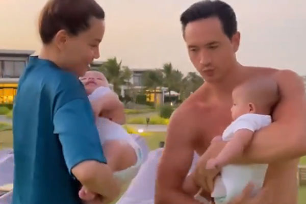 Hồ Ngọc Hà khoe ảnh trốn con đi chơi với chồng nhưng cư dân mạng lại chỉ chú ý tới vòng 3 nảy nở-4