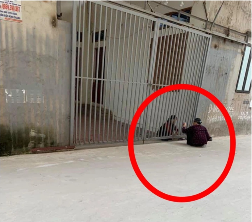 2 cụ bà đưa bánh giò, bánh mì cho nhau qua cổng sắt - câu chuyện phía sau khiến nhiều người rưng rưng nước mắt-1