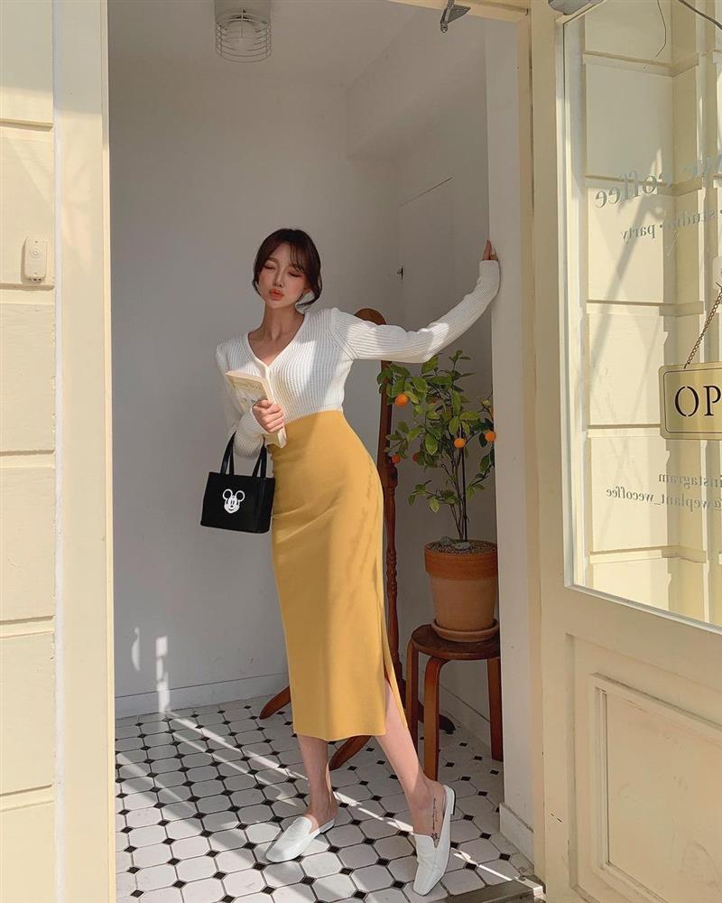 5 kiểu chân váy gái Hàn đang diện nhiều nhất, chị em sắm hết thì không bao giờ có chuyện mặc xấu-2