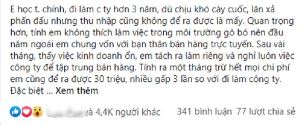 Thu nhập 30 triệu/ tháng vẫn bị bạn trai xem xét cưới hay không, nhưng lời khẳng định đanh thép của cô ngay sau đấy lại khiến anh đứng hình-1