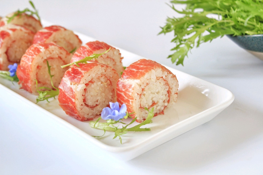 Bữa trưa tôi làm xôi cuộn mang đi ăn mà cả công ty ai cũng thích, ăn hết trong 1 nốt nhạc-7