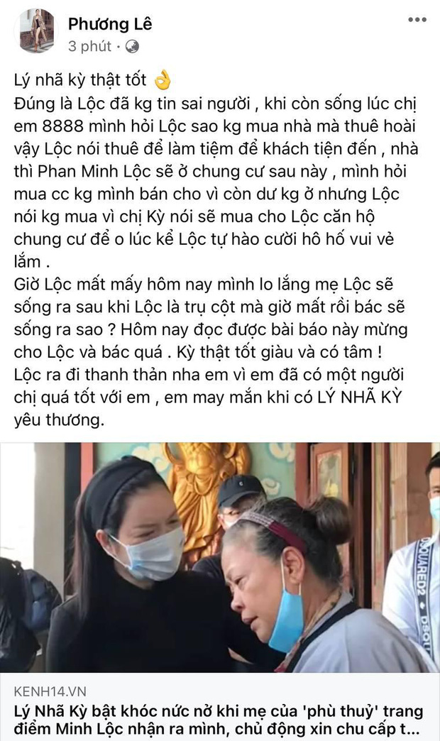 Xót xa cuộc sống phù thuỷ make up Minh Lộc trước khi qua đời: Ở nhà thuê với mẹ, không mua nhà vì lời hứa của Lý Nhã Kỳ-1