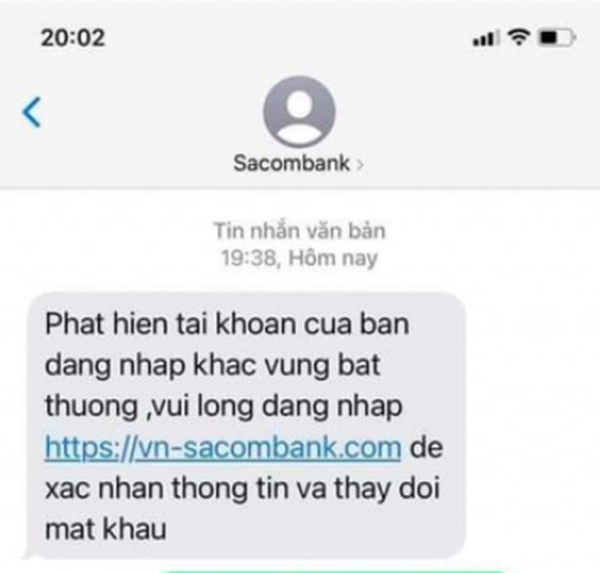 Cảnh báo: Hàng loạt đầu số giả danh các ngân hàng lớn như Vietcombank, ACB, Sacombank... liên tục gửi tin nhắn lừa đảo-2