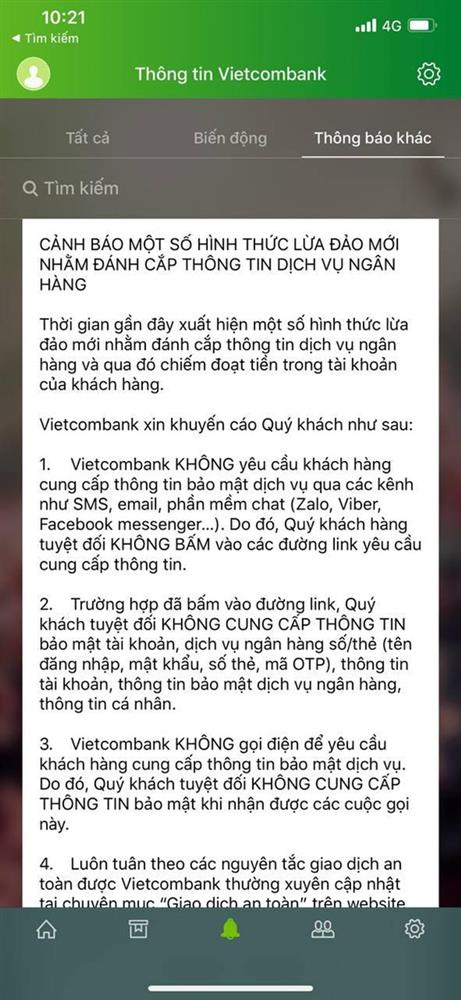 Cảnh báo: Hàng loạt đầu số giả danh các ngân hàng lớn như Vietcombank, ACB, Sacombank... liên tục gửi tin nhắn lừa đảo-6