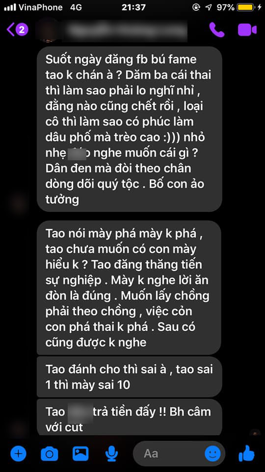 Boy phố cổ đánh đập làm bạn gái sảy thai, chôm 61 triệu tiền sinh đẻ, khi bị hỏi nợ thì đòi quay lại nếu không sẽ tung ảnh nóng-2