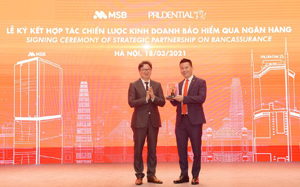 MSB và Prudential Việt Nam ký kết hợp tác chiến lược kinh doanh bảo hiểm-2