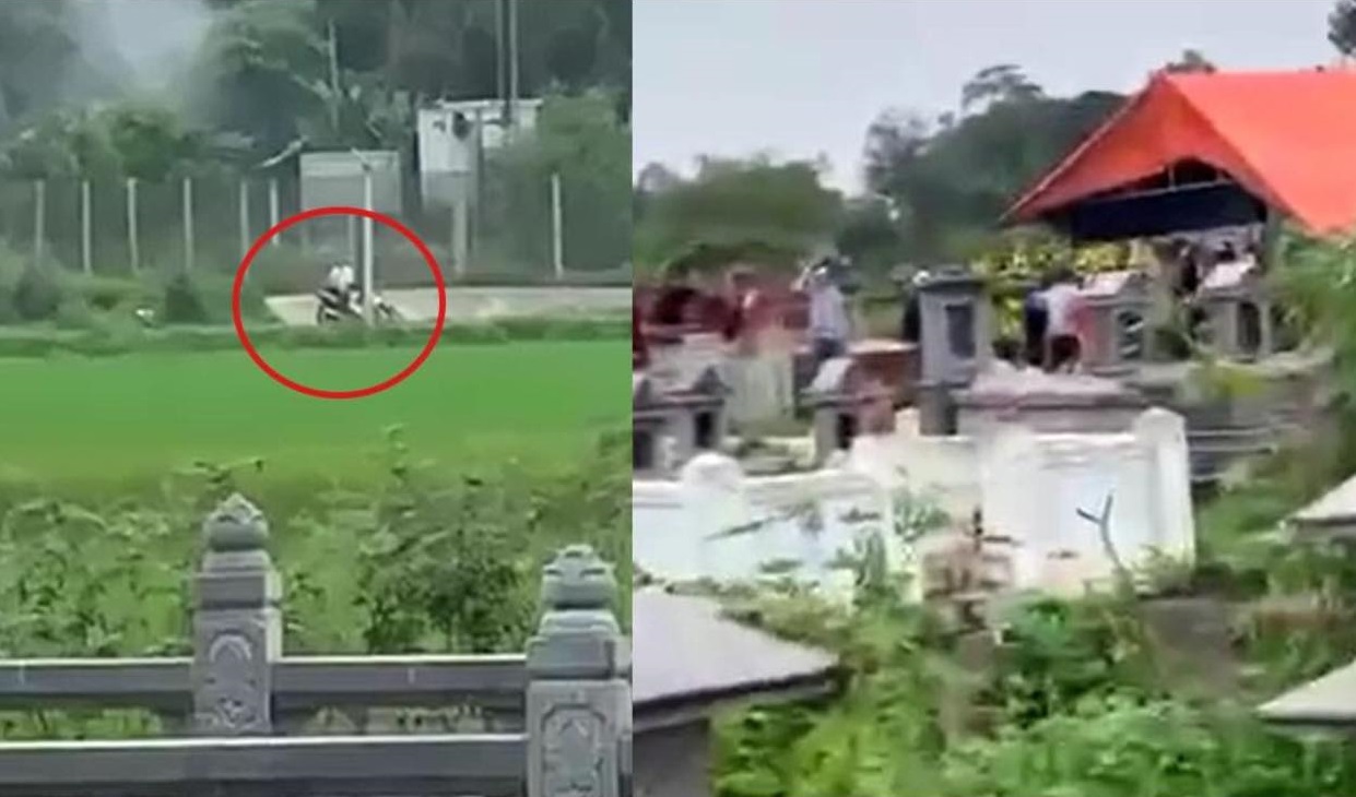 Bị bệnh nặng không thể tiễn mẹ về nơi an nghỉ cuối cùng, người con đứng khóc từ xa khiến ai nấy đều nhói lòng-1