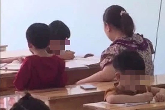 Xôn xao video cô giáo dùng thước liên tiếp đánh học sinh