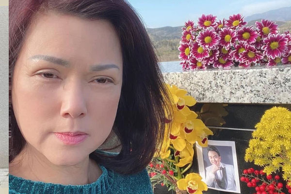 Lễ tưởng niệm 100 ngày cố NS Chí Tài: Ca sĩ Phương Loan tổ chức trang trọng ở Mỹ, Nhật Kim Anh đến thắp hương tại đền thờ 100 tỷ-8