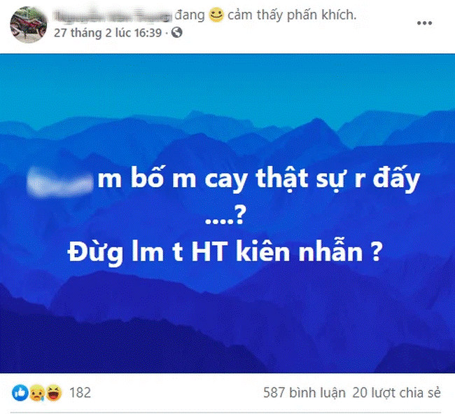 Thời gian trước khi ra tay sát hại người yêu cũ 19 tuổi đang mang bầu, thủ phạm thường chia sẻ trạng thái u uất, mệt mỏi trên Facebook: Đừng làm tao mất kiên nhẫn-4