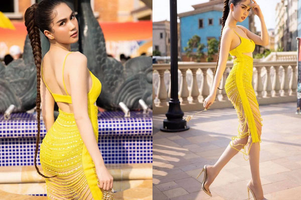 Những lần diện váy lộ rõ bàn tọa tai tiếng của Ngọc Trinh-14